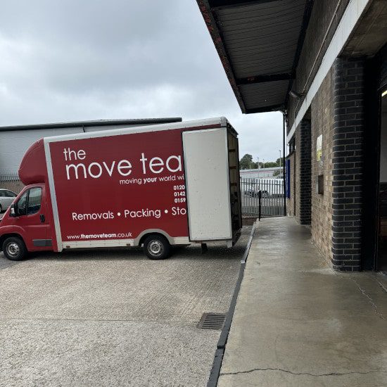 move team van in loading bay